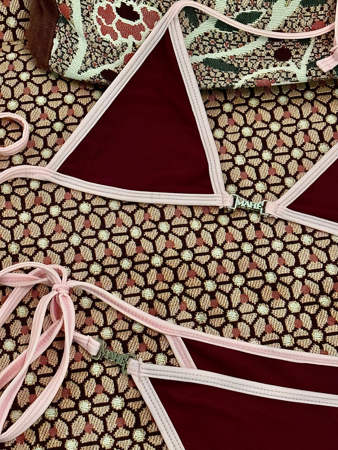 Atura (Berry) Triangle Bikini Top