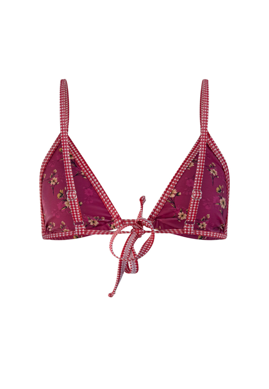 Lilla Triangel-Bikinioberteil