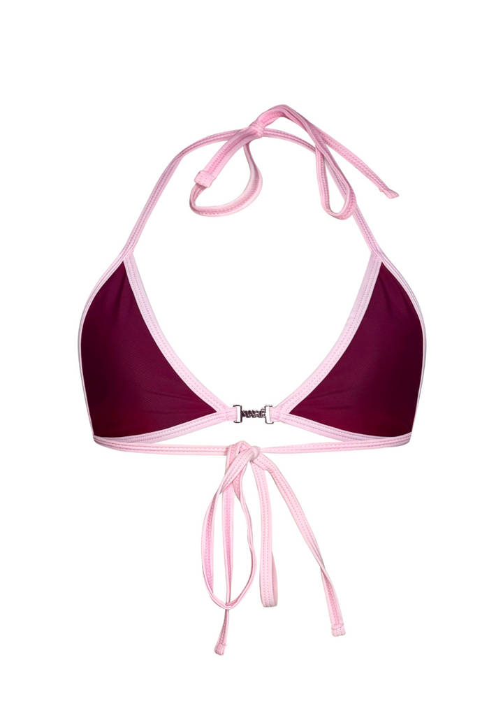 Atura (Berry) Triangle Bikini Top