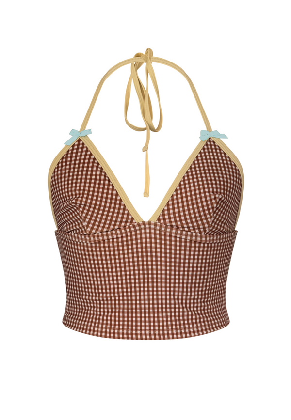 Cioccolato Blu Tankini Top - Hover