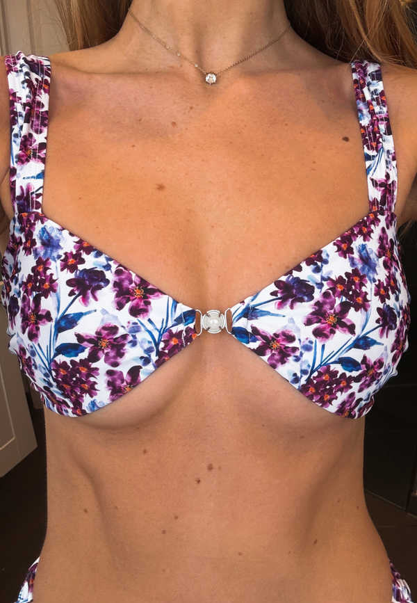 Cosmos Miau Bikini Top