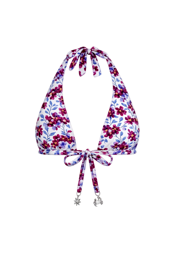 Cosmos Long Triangle Bikini Top - Hover