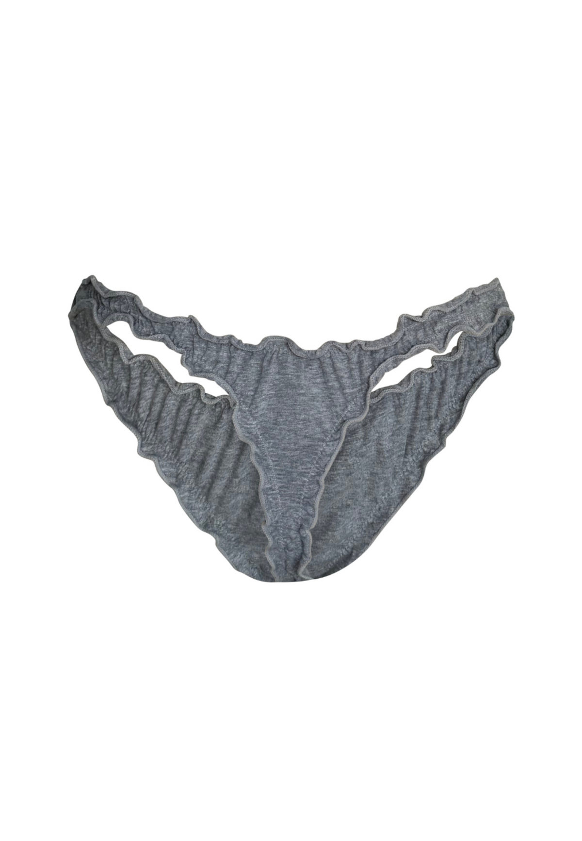 Gemini Ruffled Cotton Thong