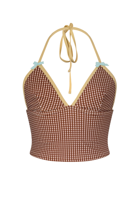 Haut de Tankini Cioccolato Blu