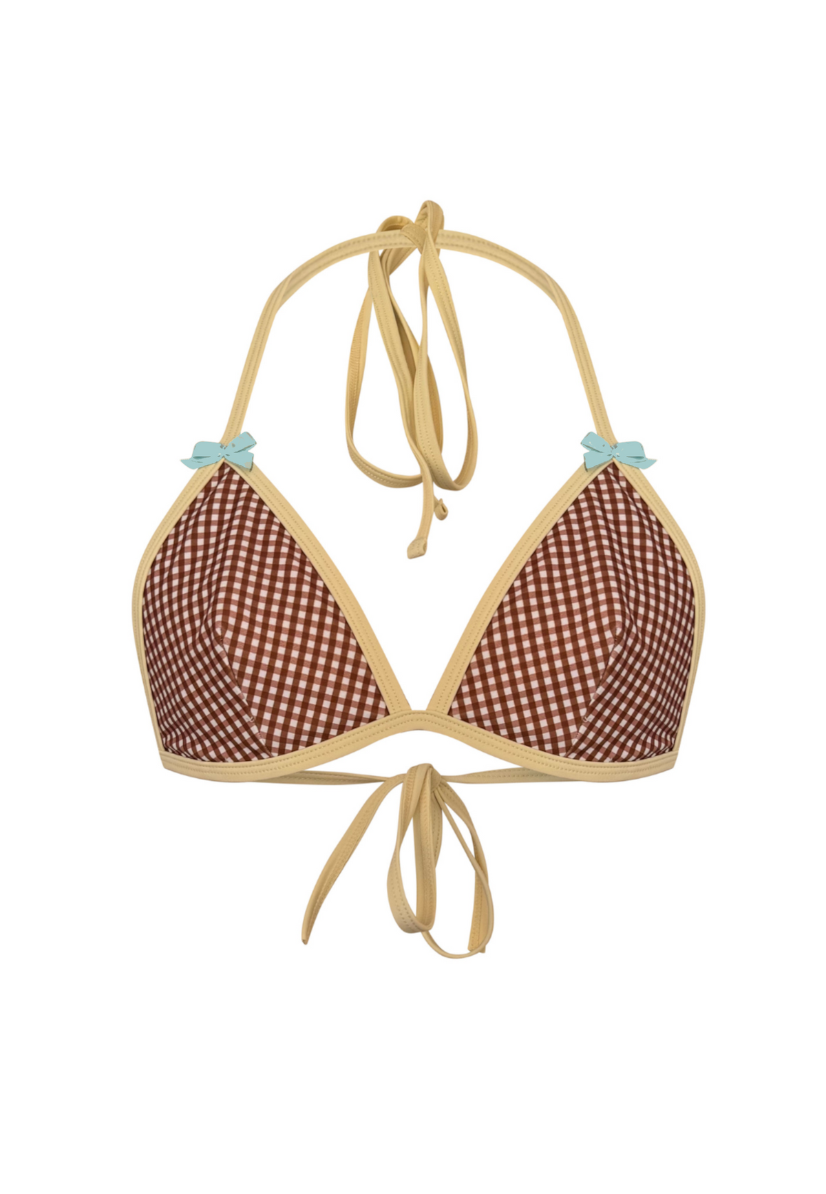 Blaues Triangel-Bikinioberteil von Cioccolato